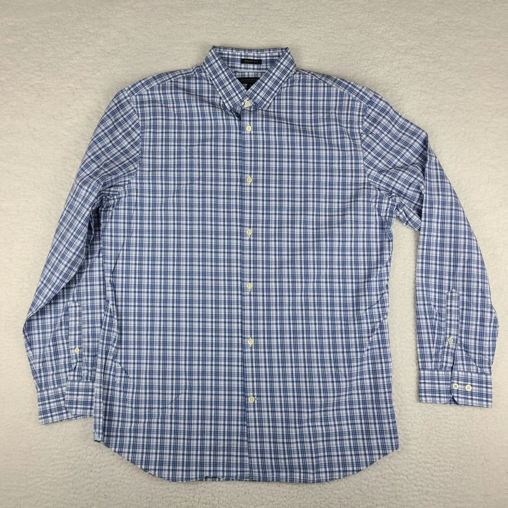 banana republic grant fit dress shirt Slim-Fit Wrinkle-Resistant Dress Shirt